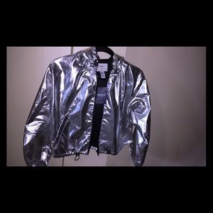 Silver Windbreaker